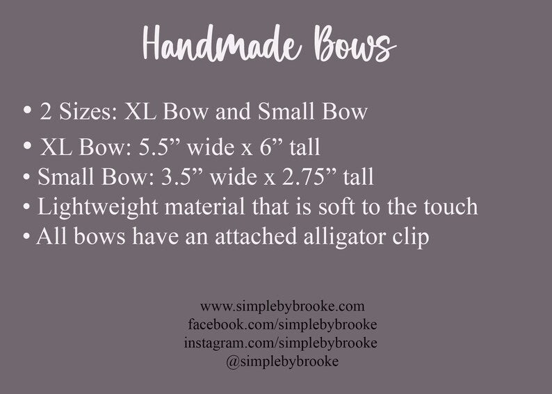 Boho Mouse Hair Bow
