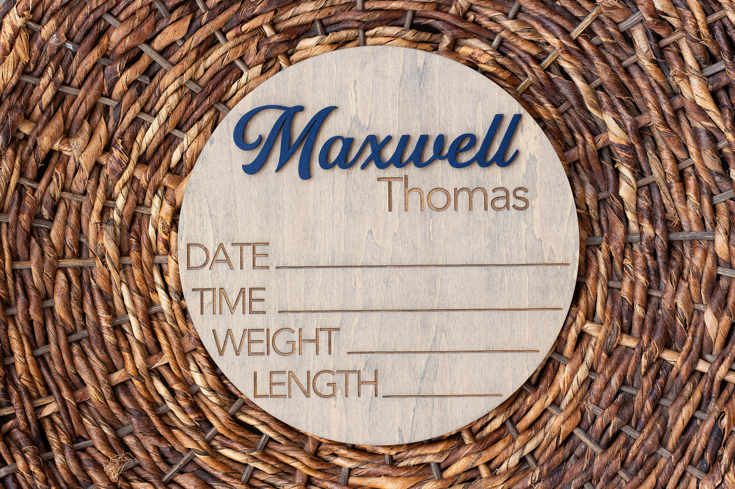 Customized Birth Announcement Sign