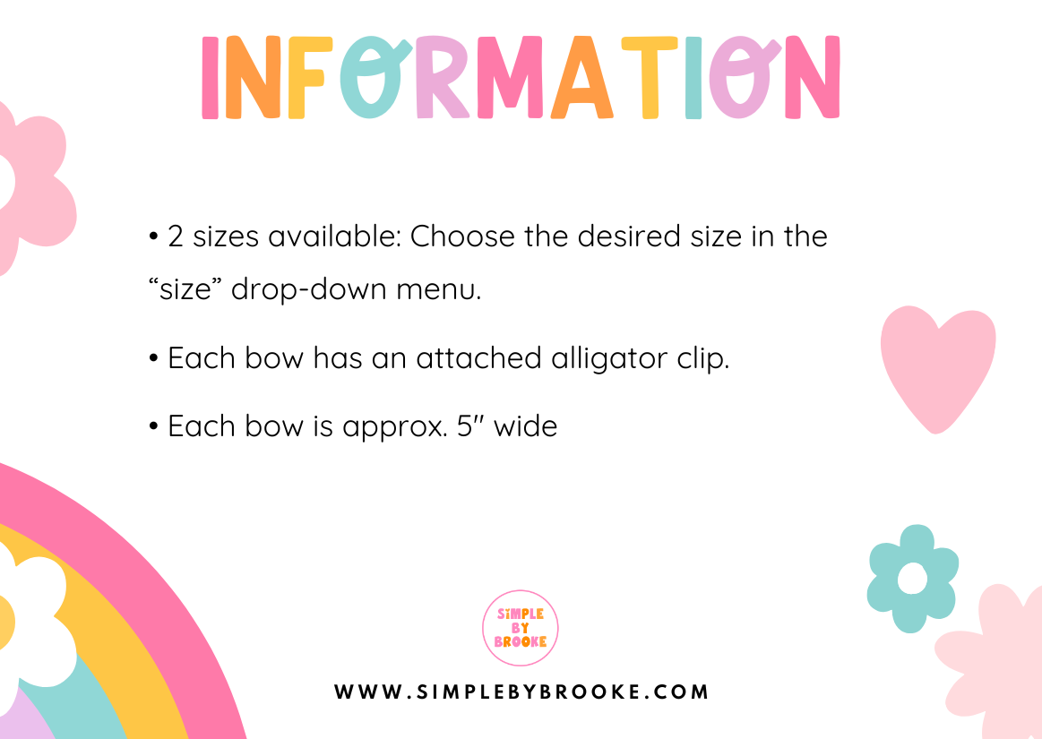 Pink/Green Checkered Hair Bow