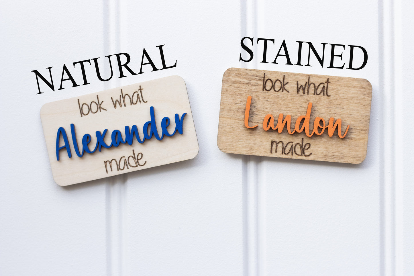 Personalized Look What I Made Magnet