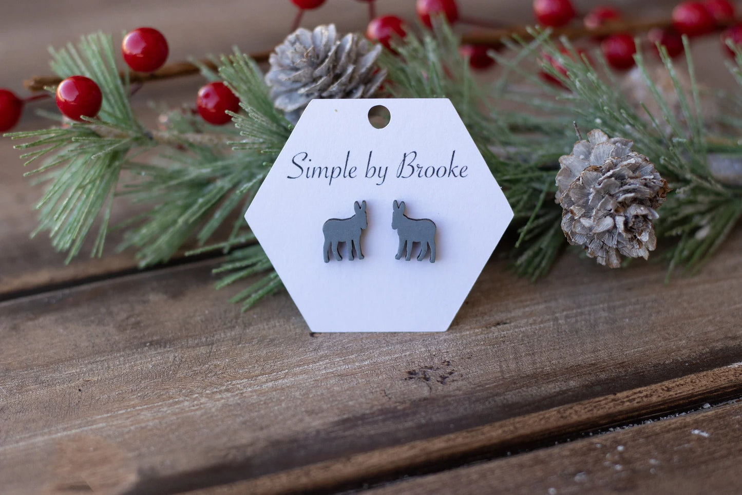 Burro Stud Earrings