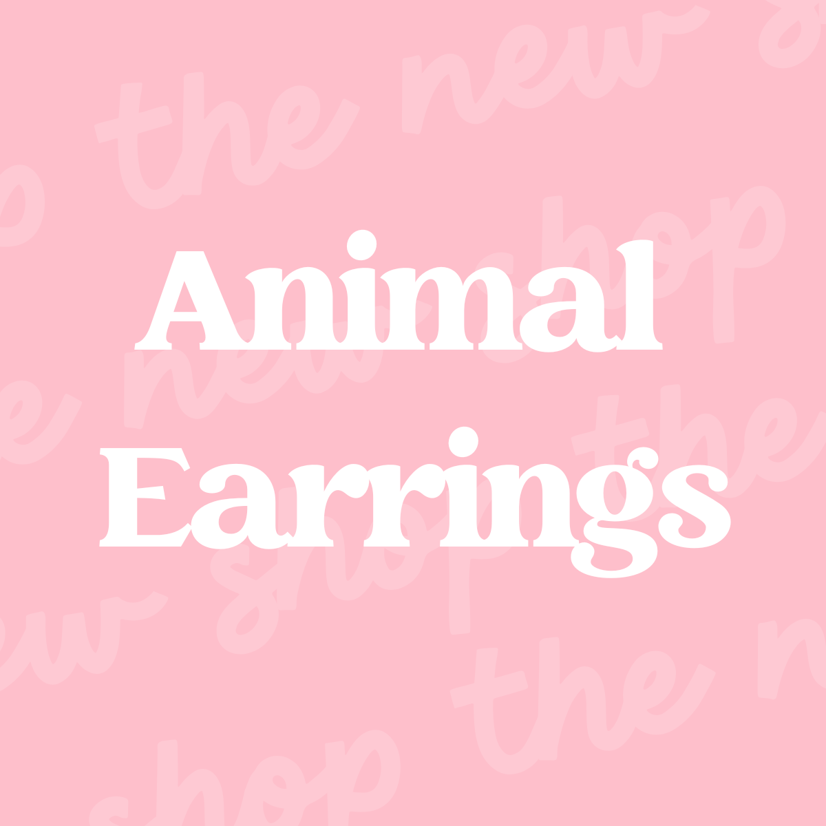 Animal Earrings