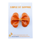 Orange Scallop Bow