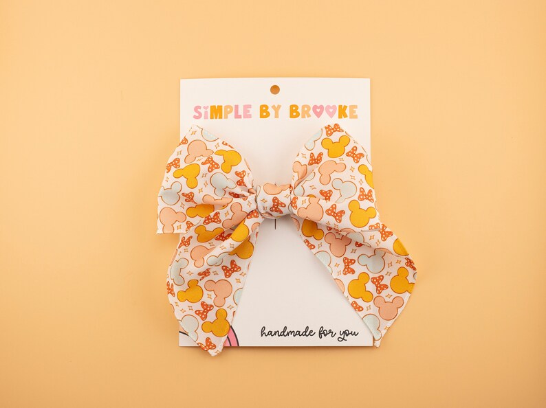 Boho Mouse Hair Bow