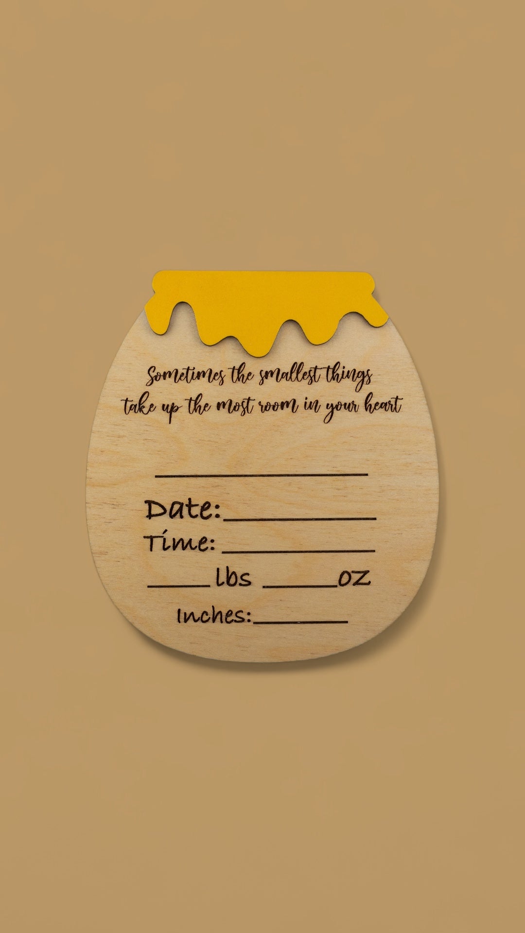 Honey Pot Birth Stat Sign