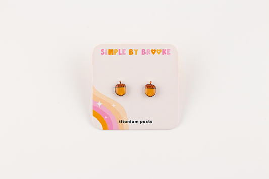 Acorn Earrings