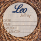Customized Birth Announcement Sign