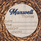 Customized Birth Announcement Sign