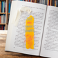 Just One More Chapter Arched Acrylic Bookmark