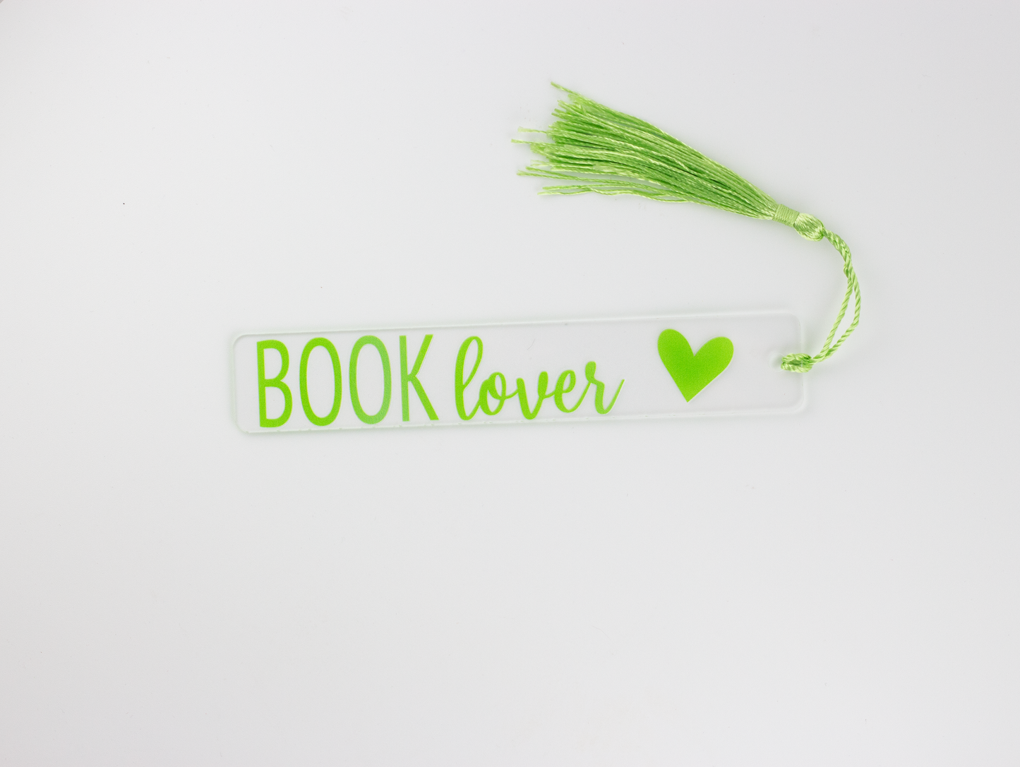 Book Lover Acrylic Bookmark