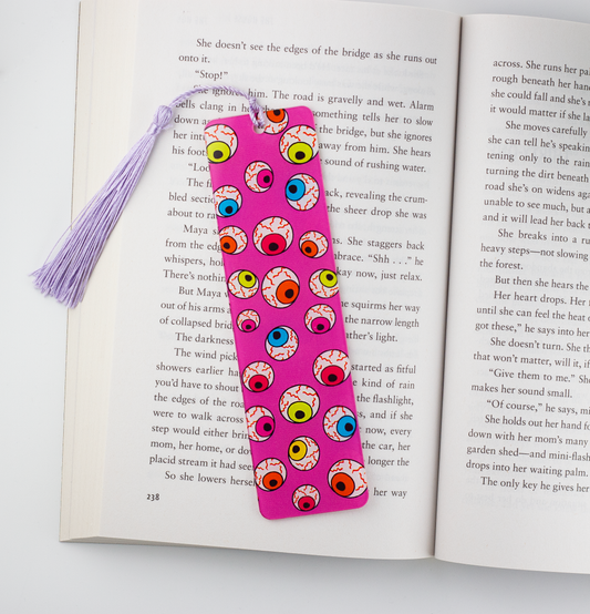 Eyeball Halloween Acrylic Bookmark
