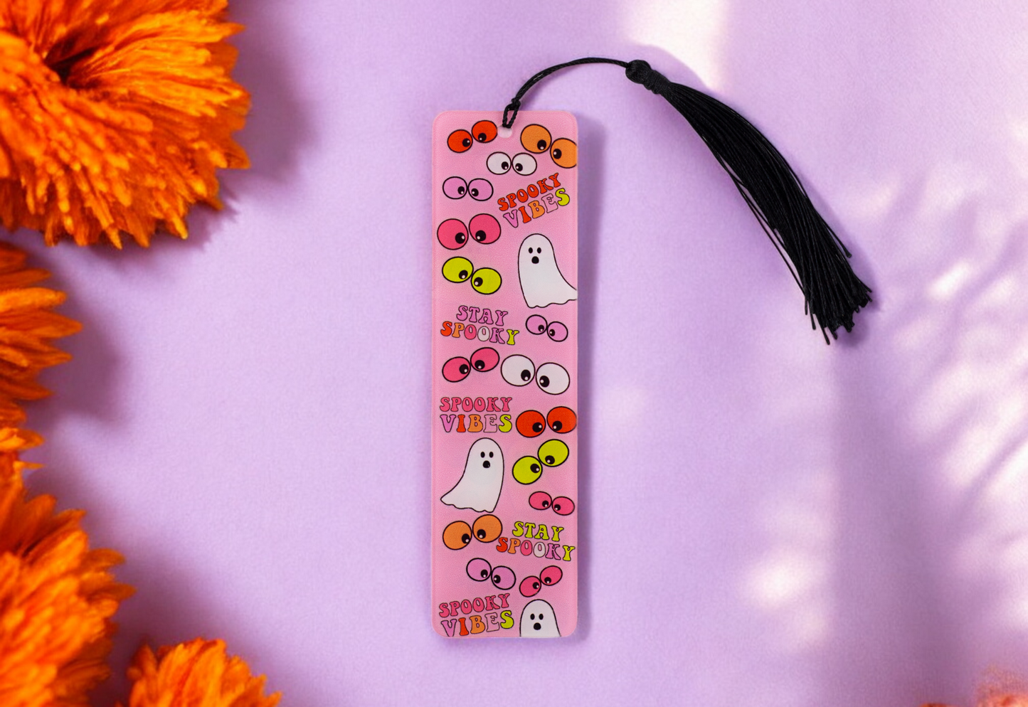Spooky Vibes Halloween Acrylic Bookmark