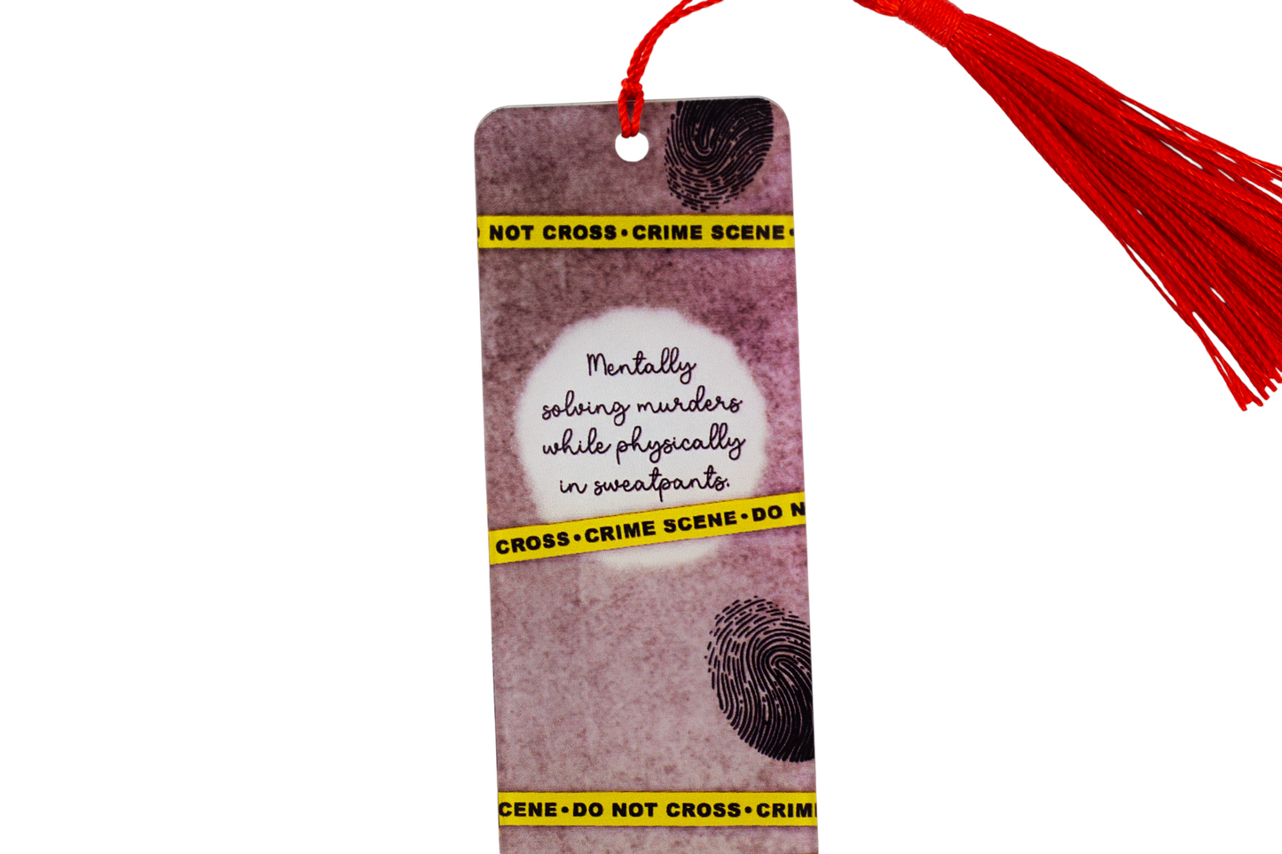 True Crime Acrylic Bookmark