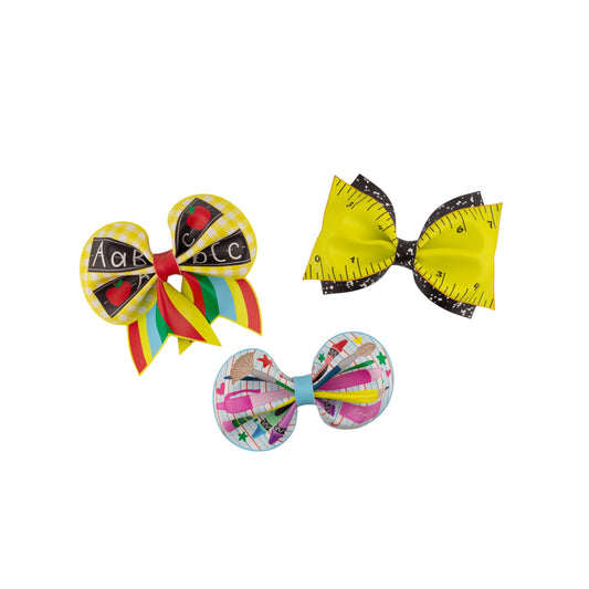 Leather School Bows