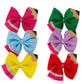 Colored Pencil Neoprene Hair Bows