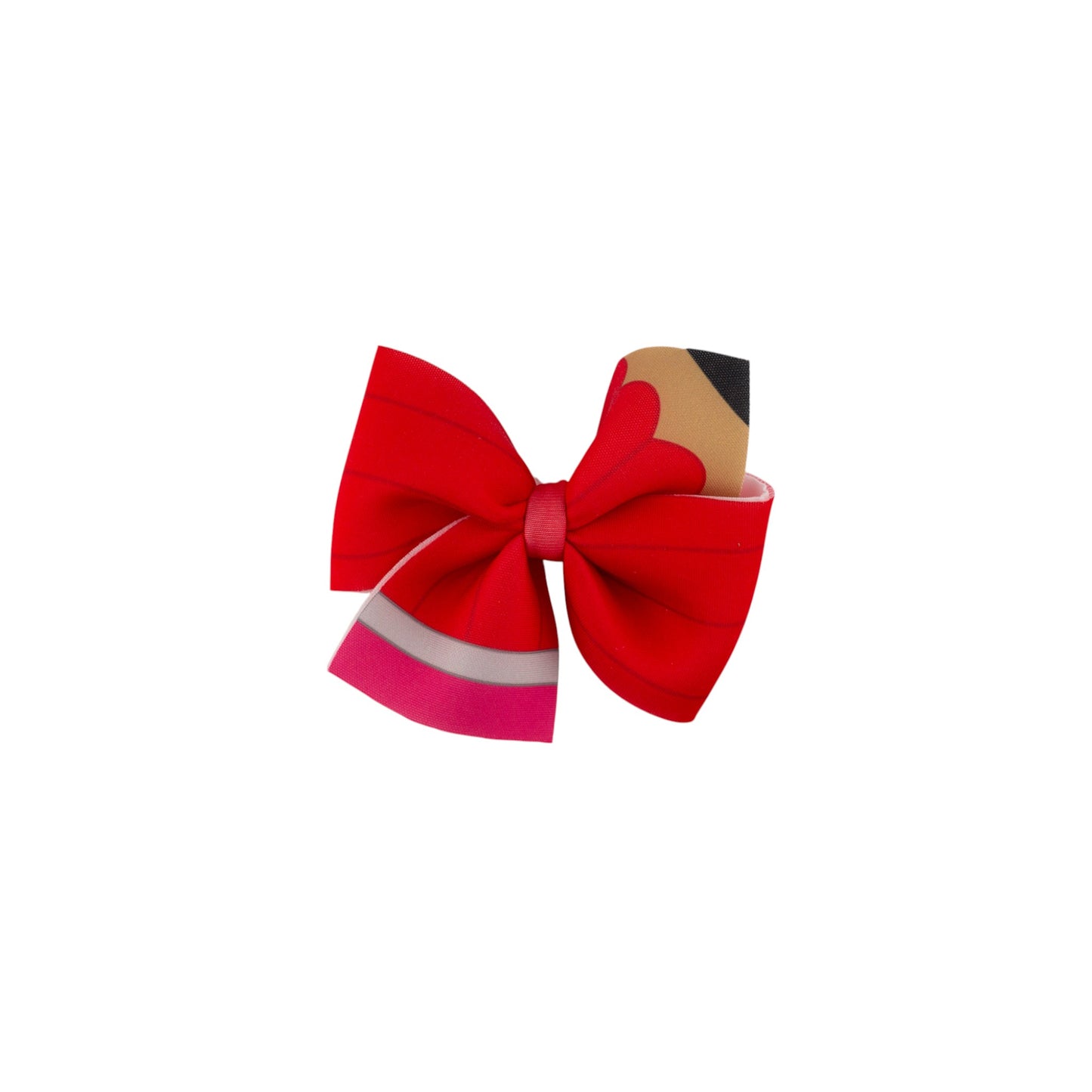 Colored Pencil Neoprene Hair Bows