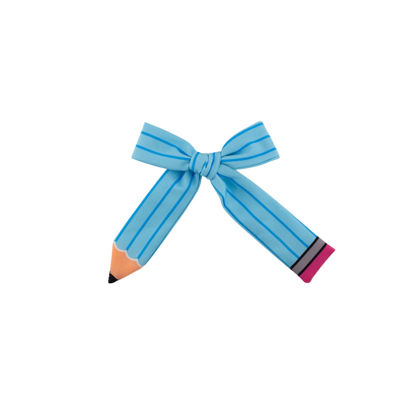 Pencil Hair Bow: Long Tail