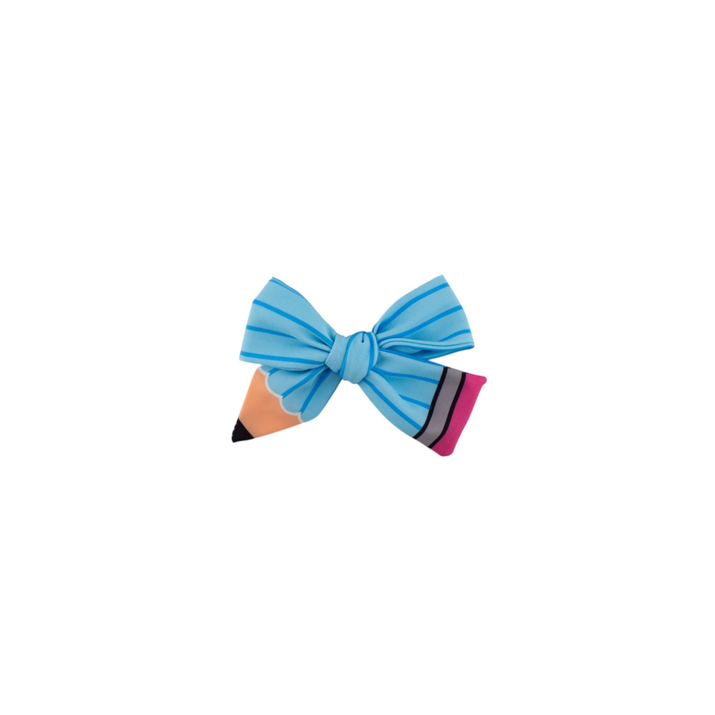 Pencil Hair Bow: Long Tail
