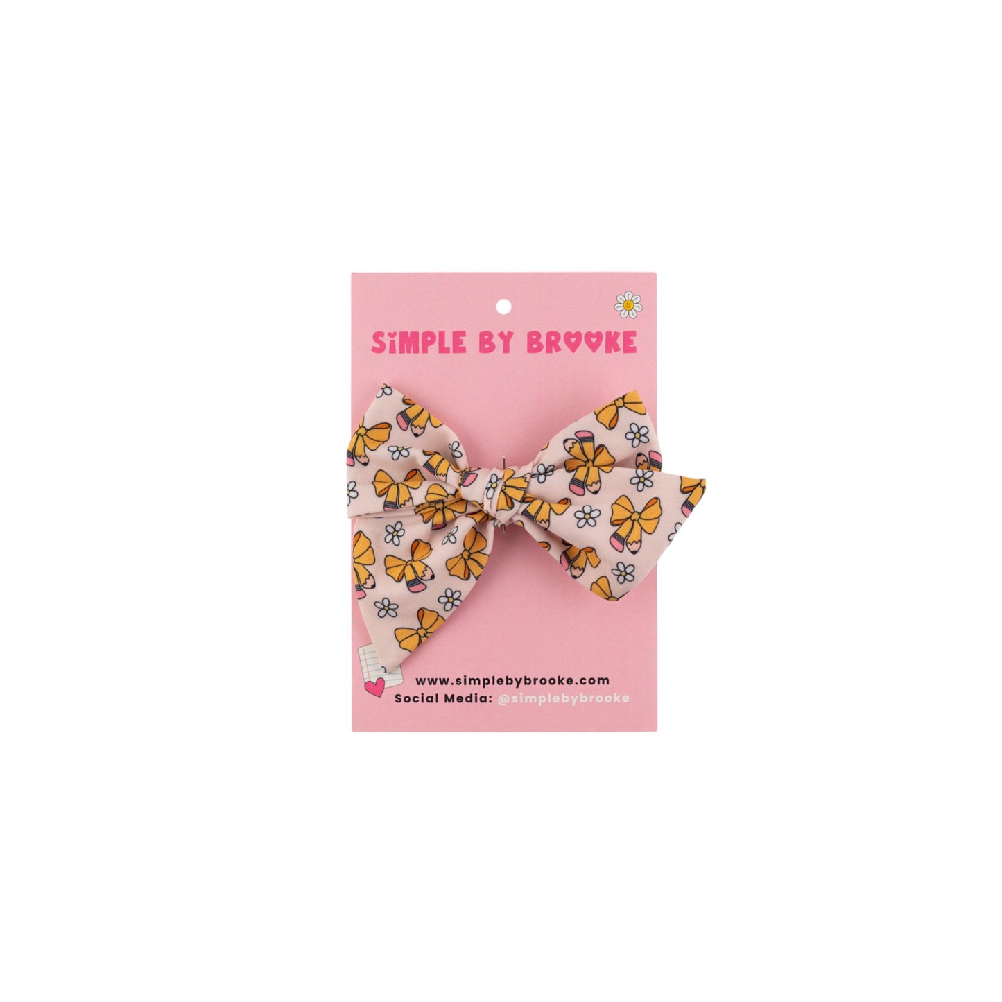 Pencil Bows Hair Bow