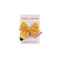 Pencil Fabric Bow - Pencil Piggie Bow