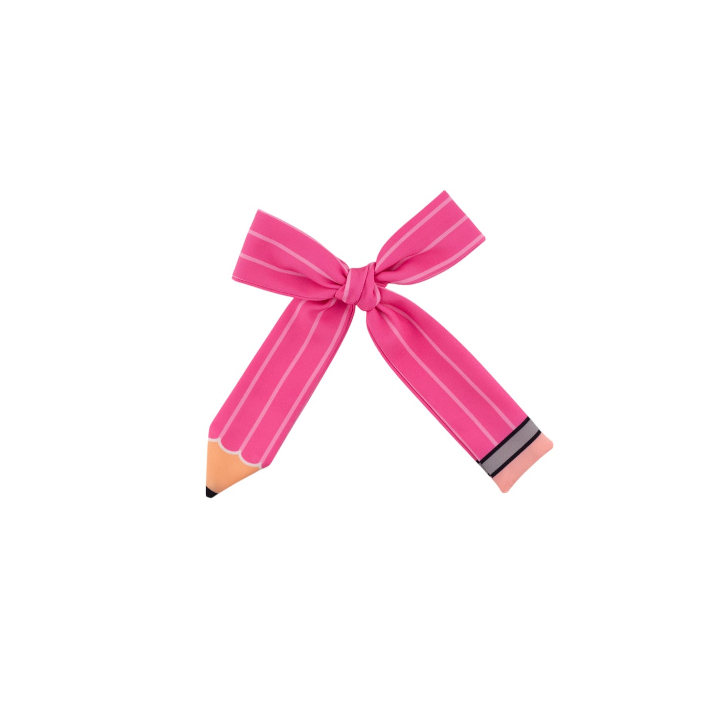 Pencil Hair Bow: Long Tail