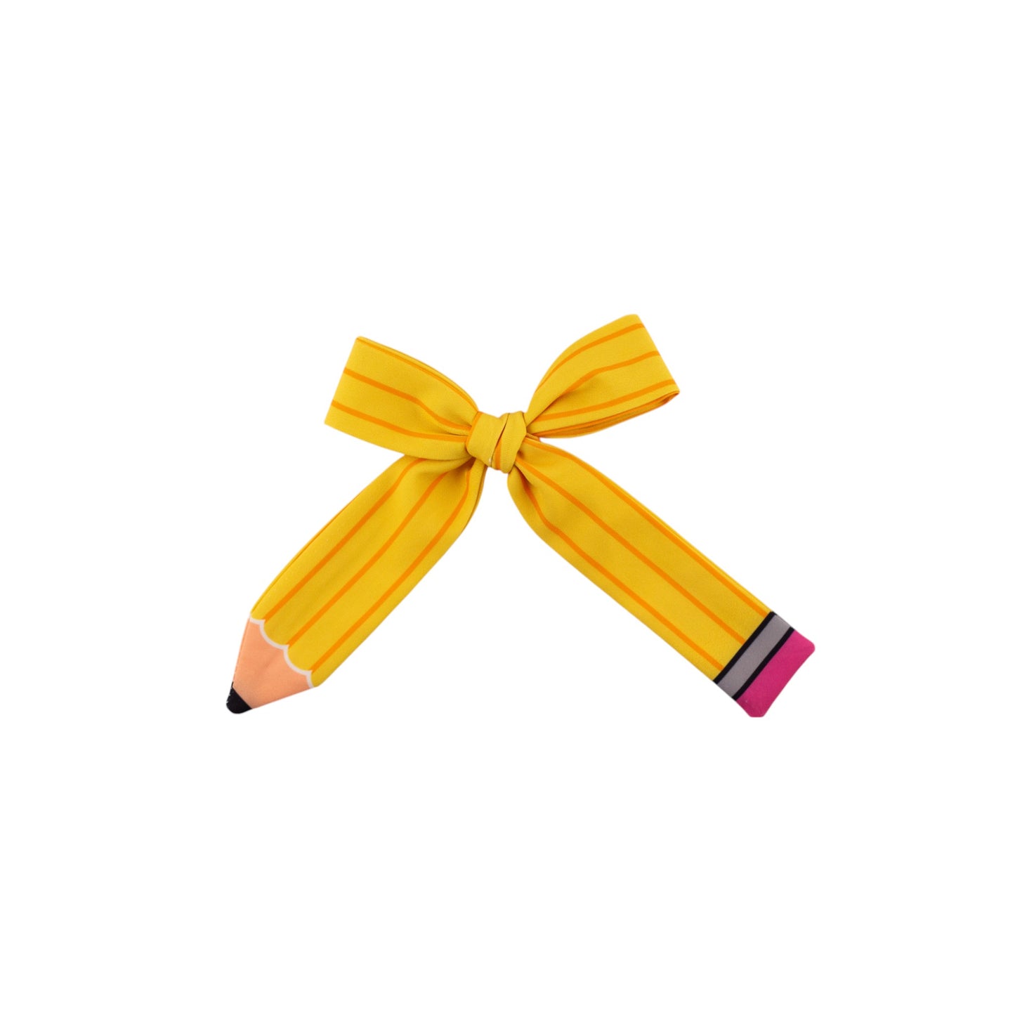 Pencil Hair Bow: Long Tail
