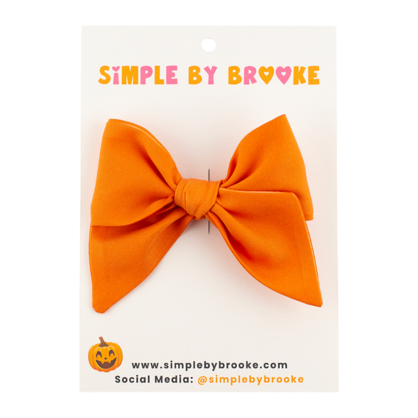 Orange Bow