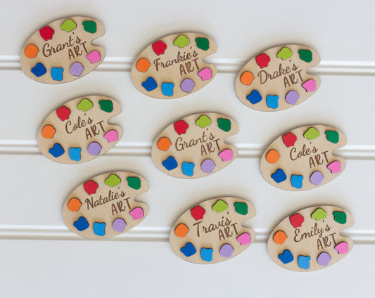 Personalized Art Palette Magnet