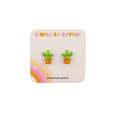 Cactus Earrings