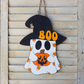 Candy Corn Ghost Sign