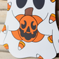 Candy Corn Ghost Sign