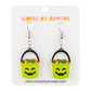 Green Candy Pail Dangle Earrings