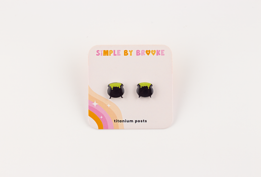 Cauldron Earrings