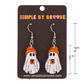 Coffee Ghost Dangle Earrings