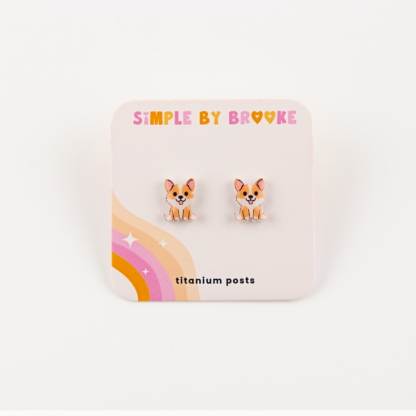 Corgi Dog Earrings