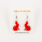 Lewis Coyote Dangle Earrings