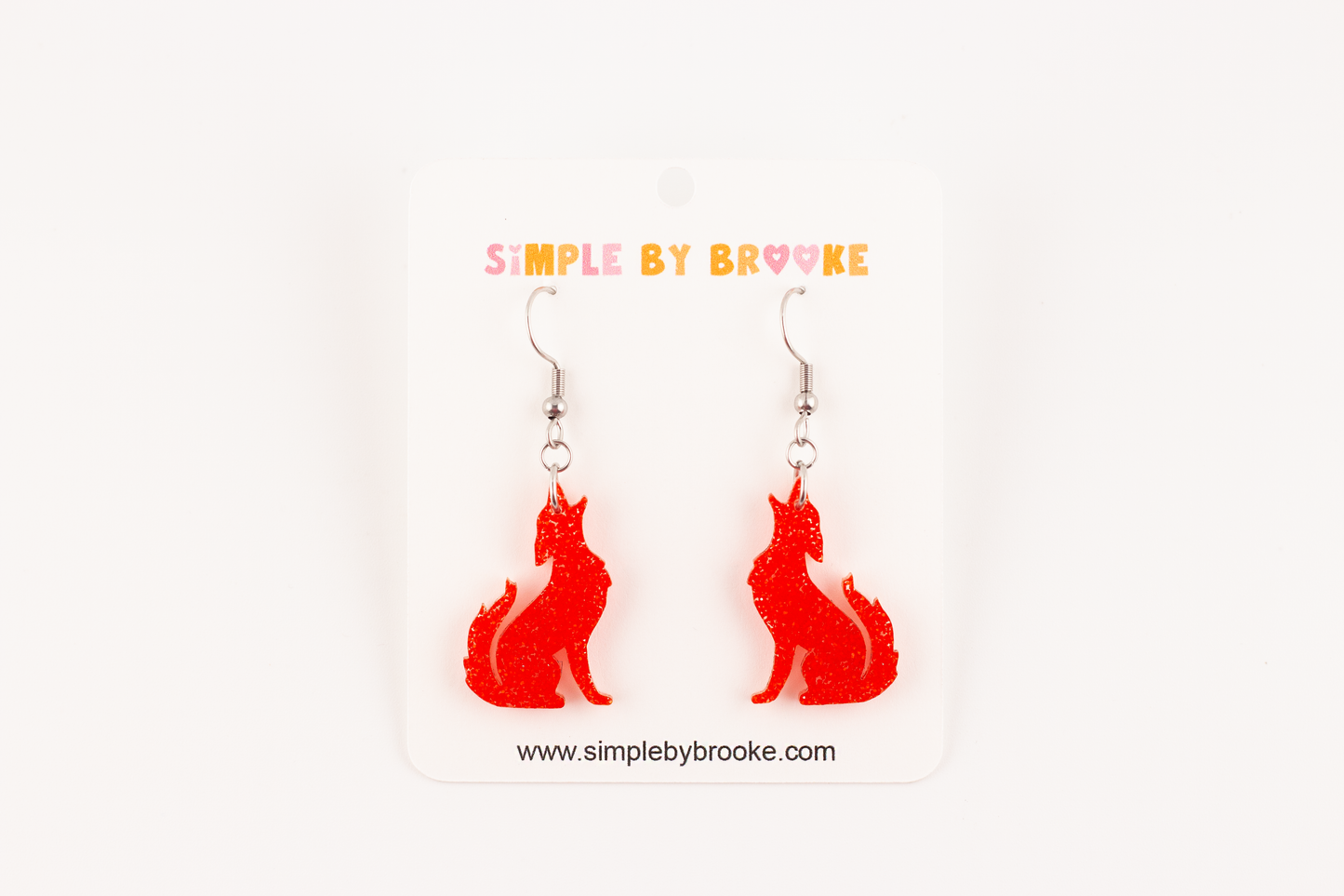 Lewis Coyote Dangle Earrings