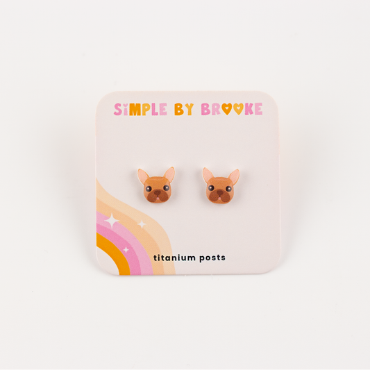 French Bulldog Earrings