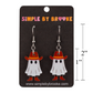 Ghost Cowboy Dangle Earrings