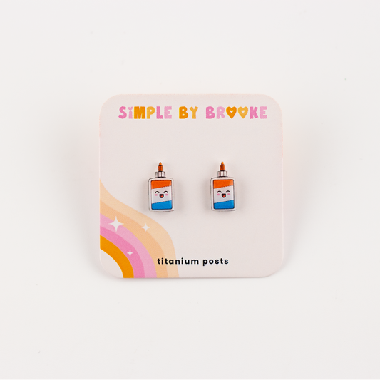 Glue Earrings