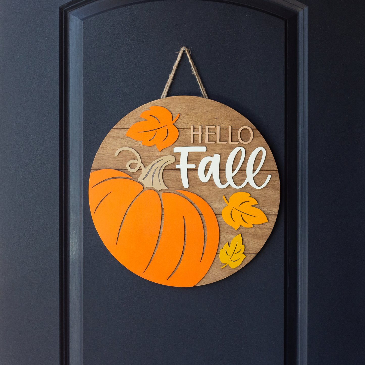 Hello Fall Door Sign