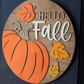 Hello Fall Door Sign