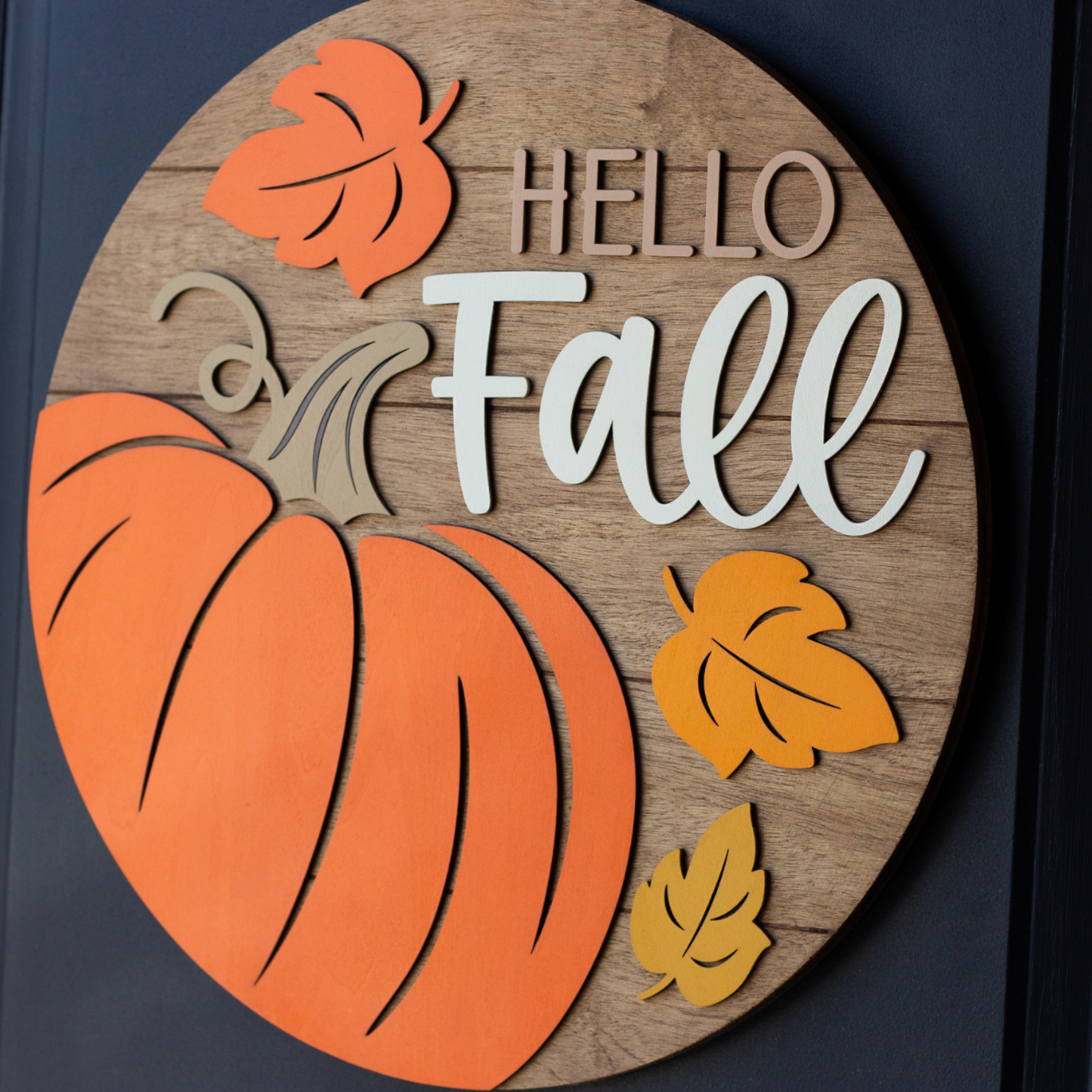 Hello Fall Door Sign