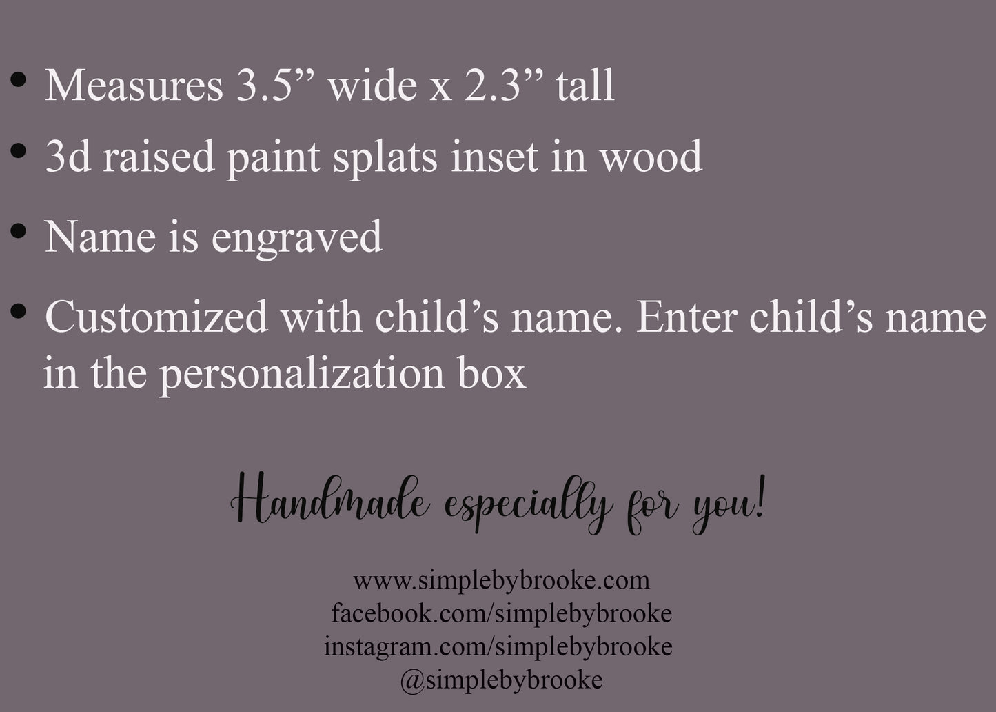 Personalized Art Palette Magnet