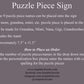 Mom Puzzle Piece Sign