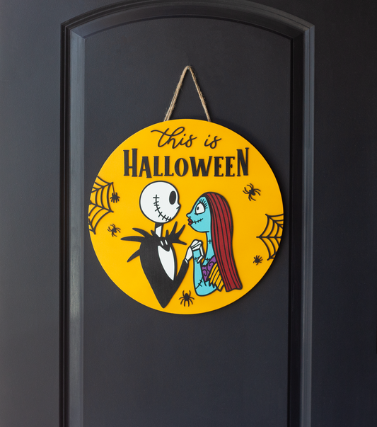 Sally & Jack Door Hanger