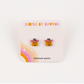 Cow Print Pumpkin Earrings