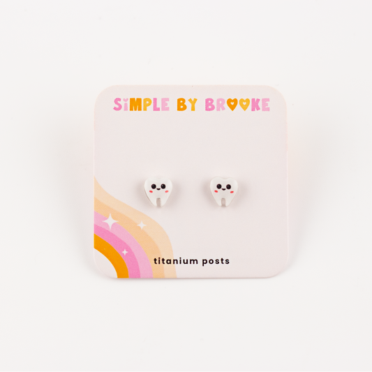 Kawaii Tooth Earrings