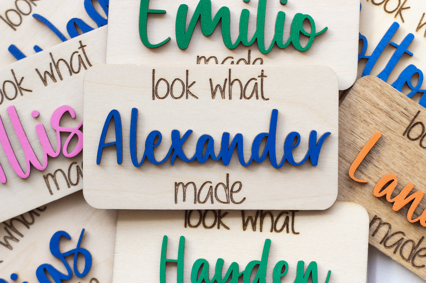 Personalized Look What I Made Magnet