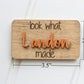 Personalized Look What I Made Magnet
